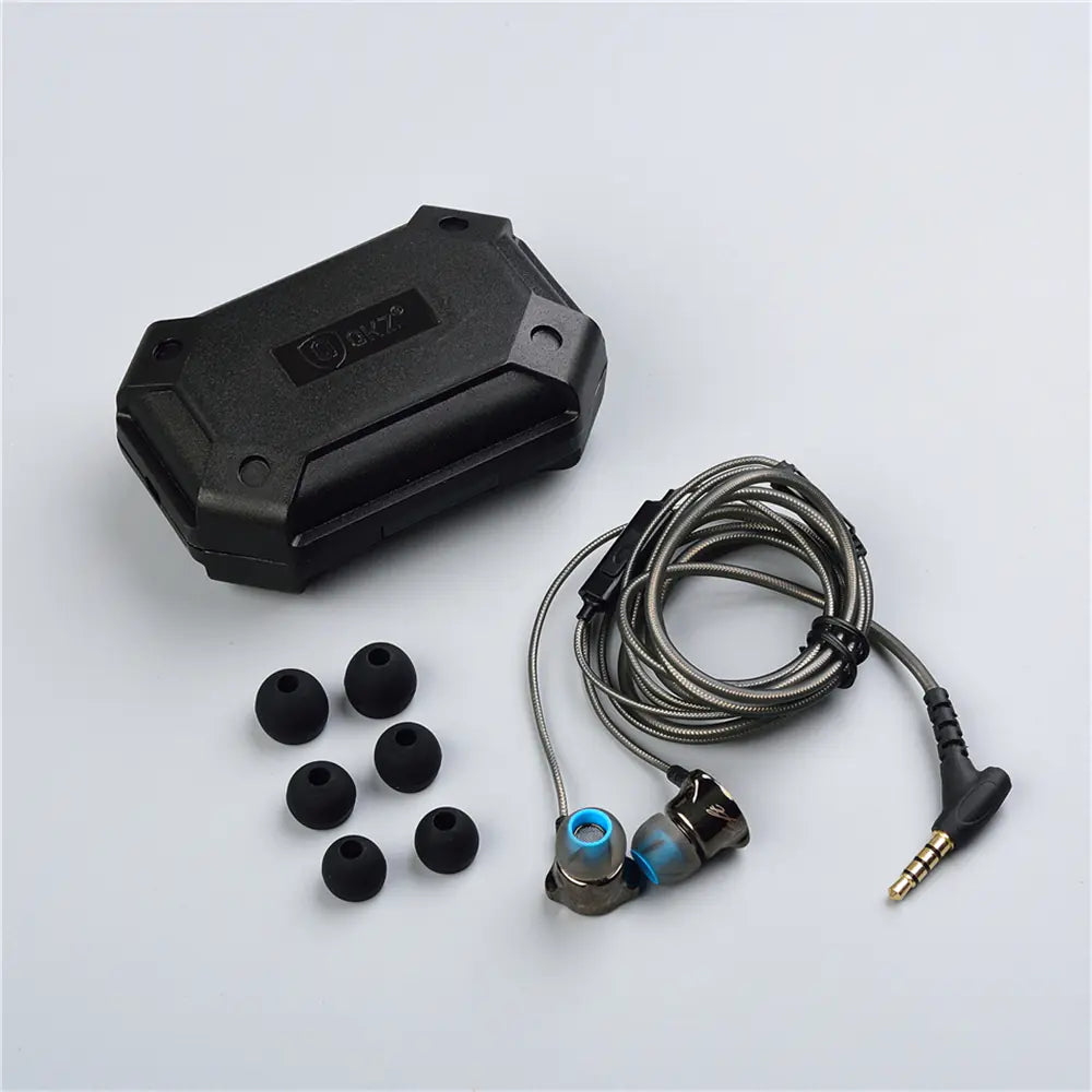 Deep Bass Metal Earbuds with Mic